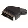 Connettore Scart Mod. 492518580, N°pin 21, Materiale PVC, Colore nero.